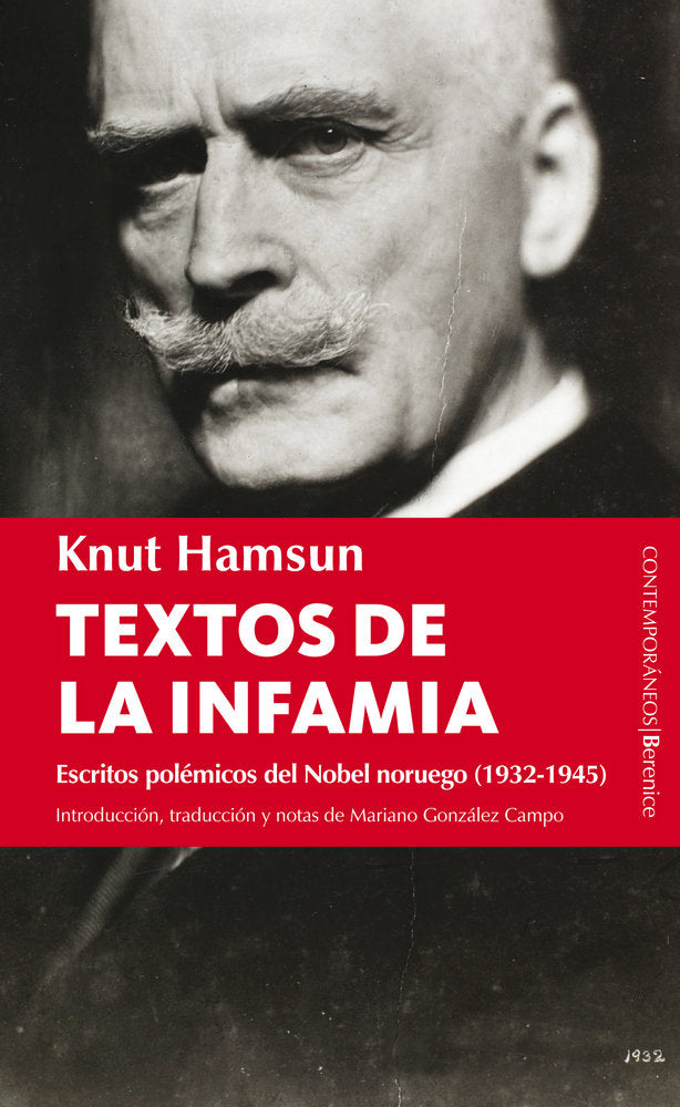 Textos de la infamia, de Hamsun, Knut | portada del libro