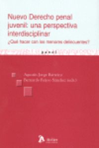 Nuevo derecho penal juvenil: una perspectiva interdisciplinar. ¿qué hacer con los menores delincuent, de Agustín Jorge Barrei