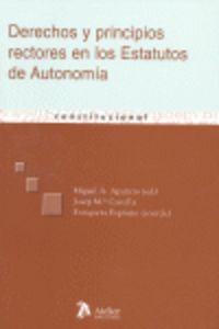 Derechos y principios rectores en los estatutos de autonomia., de Aparicio | portada del libro