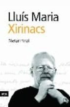 Dietari final, de Lluís Maria Xirinacs | portada del libro