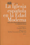 La iglesia española en la Edad Moderna, de Varios Autores | portada del libro