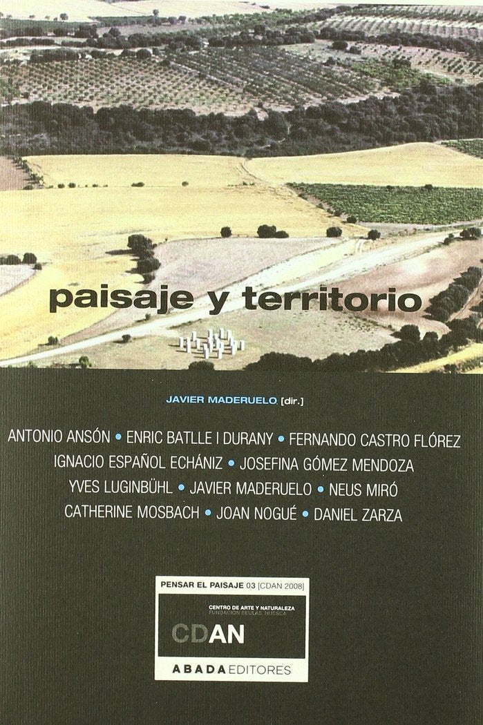 Paisaje y territorio, de Varios autores | portada del libro