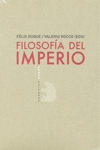Filosofía del Imperio, de Varios autores | portada del libro