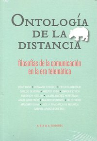 Ontología de la distancia | portada del libro