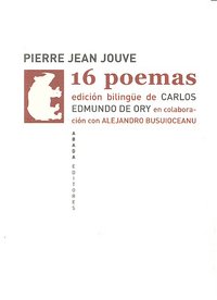16 poemas (edición bilingüe), de Jouve, Pierre Jean | portada del libro