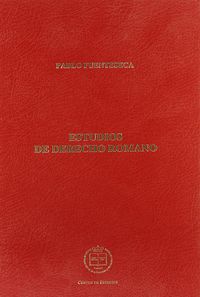 Estudios de derecho romano, de FUENTESECA DIAZ | portada del libro