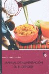Manual de alimentación en el deporte, de González Caballero | portada del libro