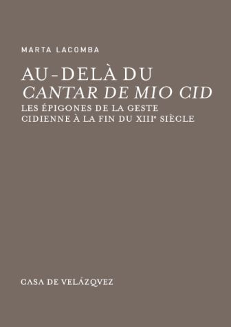 Au-delà du « Cantar de Mio Cid », de Lacomba, Marta | portada del libro