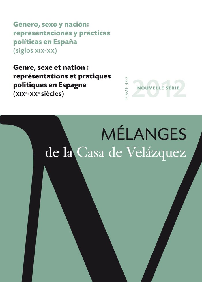 Género, sexo y nación: representaciones y prácticas políticas en España (siglos XIX-XX), de Varios autores | portada del libr