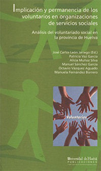 Implicación y permanencia de los voluntarios en organizaciones de servicios sociales, de Fernández Borrero | portada del libr