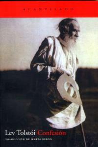 Confesión, de Tolstoi, Lev | portada del libro
