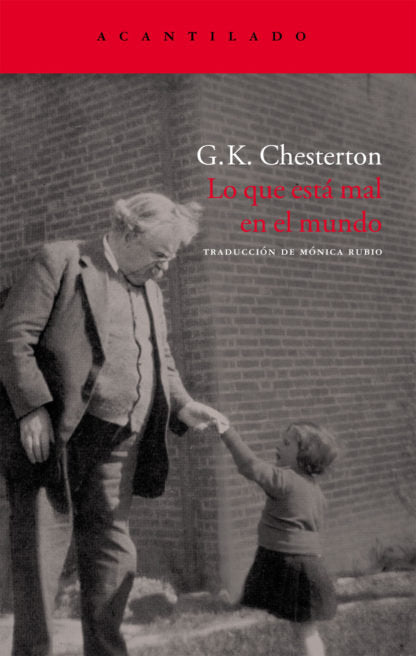 Lo que está mal en el mundo, de Chesterton, G.K. | portada del libro