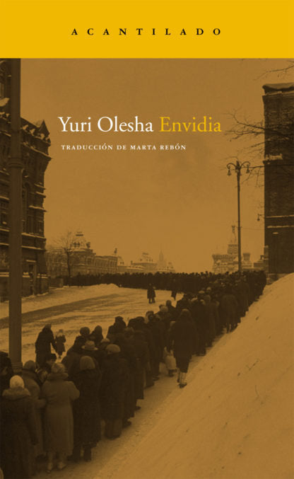 Envidia, de Olesha, Yuri | portada del libro