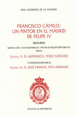 Francisco Camilo: Un pintor en el Madrid de Felipe IV., de Pérez Sánchez | portada del libro