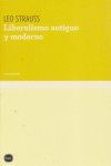 Liberalismo antiguo y moderno, de Strauss, Leo | portada del libro