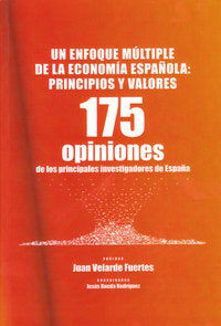 Un enfoque múltiple de la economía española: principios y valores, de Varios autores | portada del libro