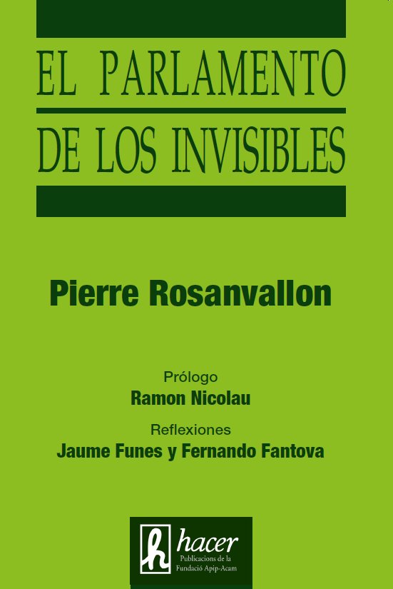 El parlamento de los invisibles, de Rosanvallon, Pierre | portada del libro