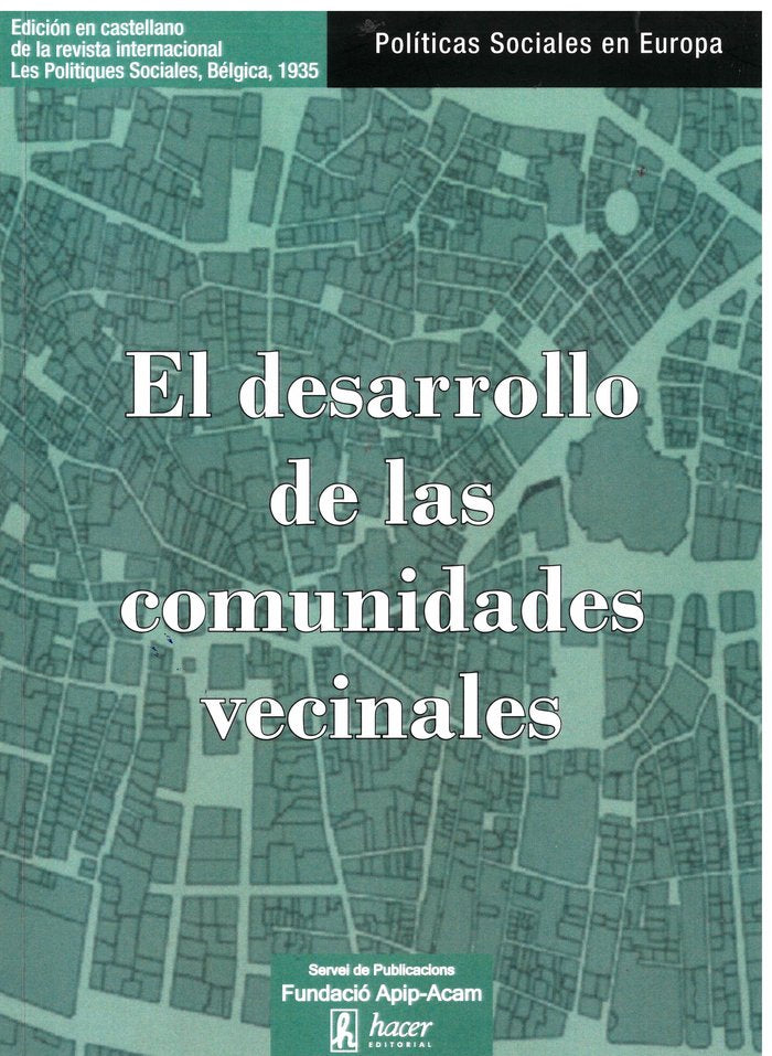 El desarrollo de las comunidades vecinales, de VVAA | portada del libro