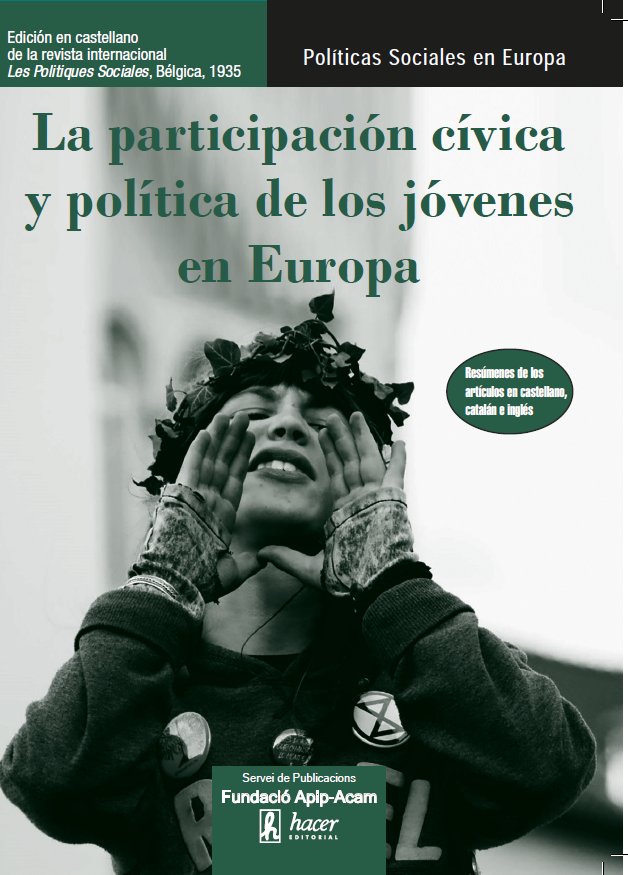 La participación cívica y política de los jóvenes en Europa, de Alfieri, Sara | portada del libro