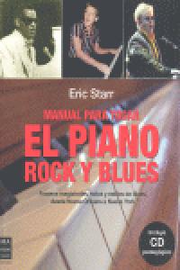 MANUAL PARA TOCAR EL PIANO ROCK Y BLUES, de STARR | portada del libro