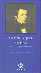 Zibaldone, de Leopardi, Giacomo | portada del libro