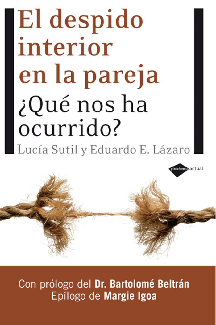 El despido interior en la pareja, de Lucía, Sutil | portada del libro