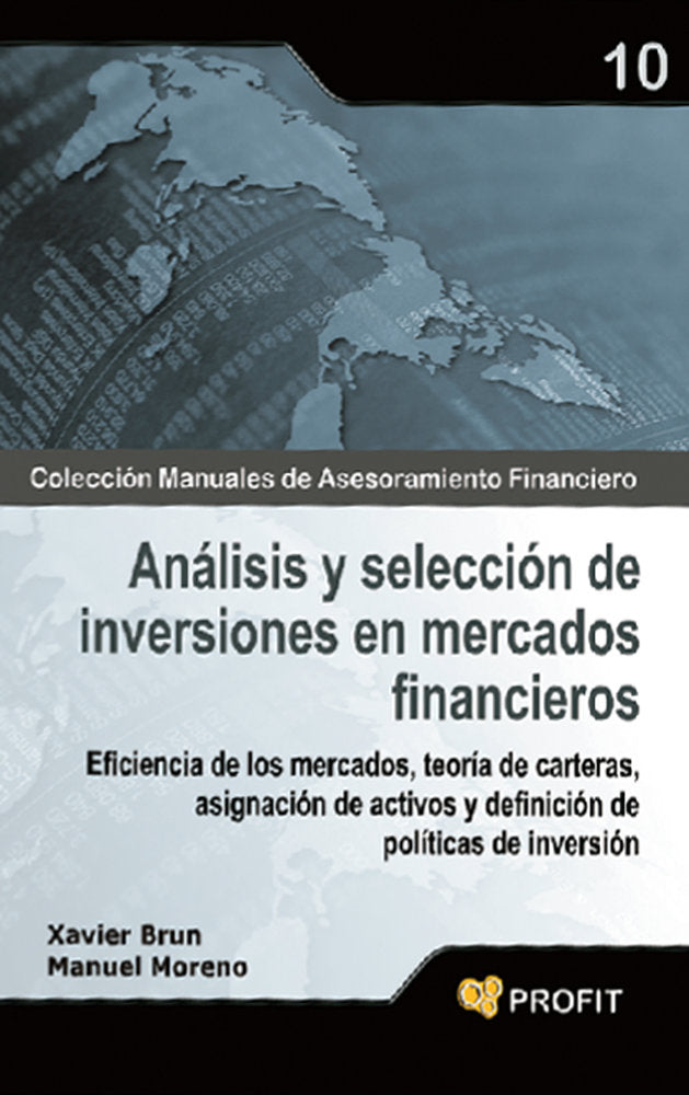 Análisis y selección de inversiones en mercados financieros, de Moreno Fuentes, Manuel | portada del libro