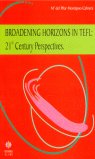 Broadening horizons in tefl, de Montijano Cabrera, María del Pilar | portada del libro