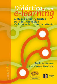 Didáctica para e-learning, de Ardizzone, Paolo | portada del libro