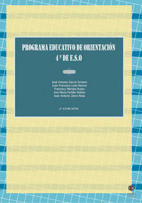 Programa educativo de orientación, de García Soriano, José Antonio | portada del libro