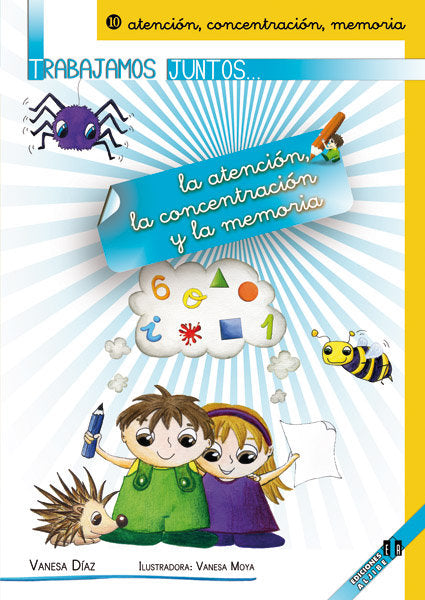 Trabajamos juntos... la atención, la concentración y la memoria, de Díaz Sánchez, Vanesa | portada del libro