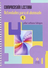 Comprensión lectora 4, de Urbano Labajos, Pilar | portada del libro