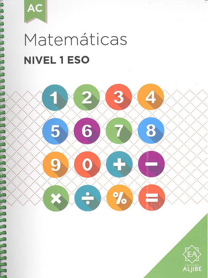 Matemáticas. Nivel 1 ESO, de Alonso-Villalobos Goyarrola, Federico | portada del libro
