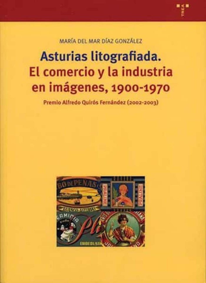Asturias litografiada, de Díaz González, María del Mar | portada del libro