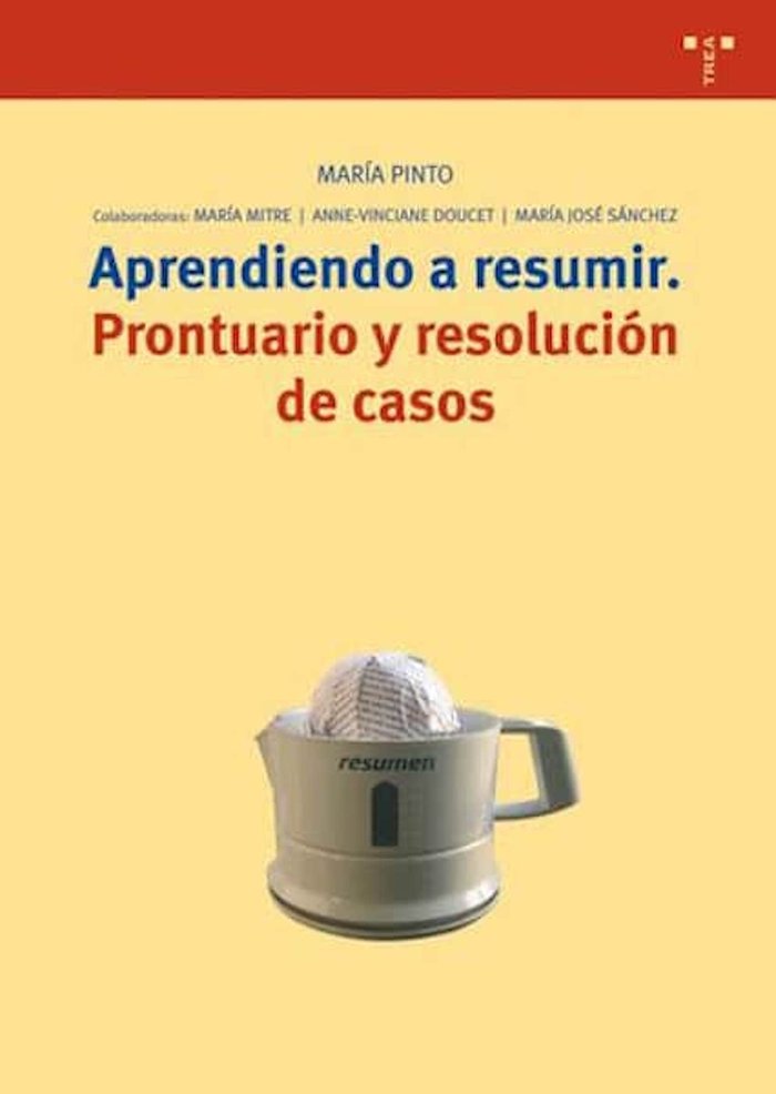 Aprendiendo a resumir, de Pinto Molina, María | portada del libro