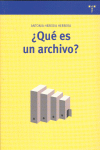 ¿Qué es un archivo?, de Heredia Herrera, Antonia | portada del libro