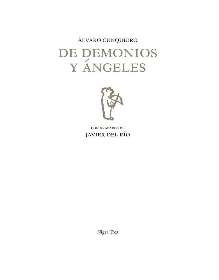 De demonios y ángeles, de Cunqueiro, Álvaro | portada del libro
