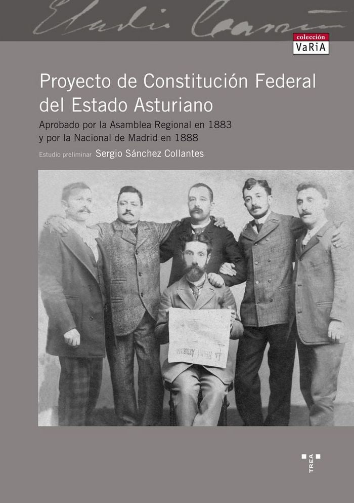 Proyecto de Constitución Federal del Estado Asturiano, de Sánchez Collantes, Sergio | portada del libro