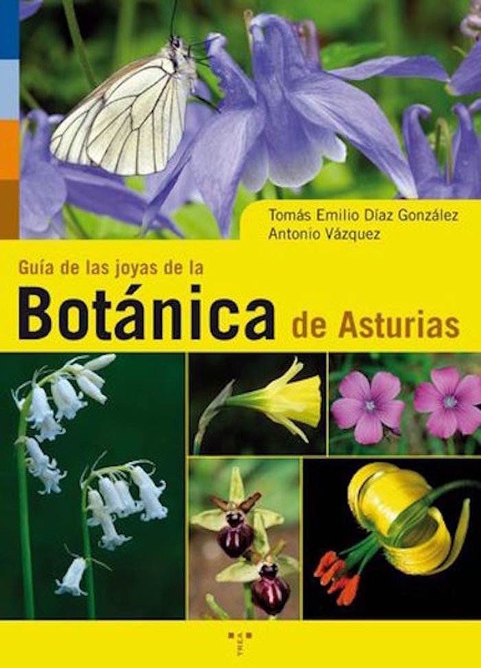 Guía de la joyas de la botánica de Asturias, de Díaz González, Tomás Emilio | portada del libro
