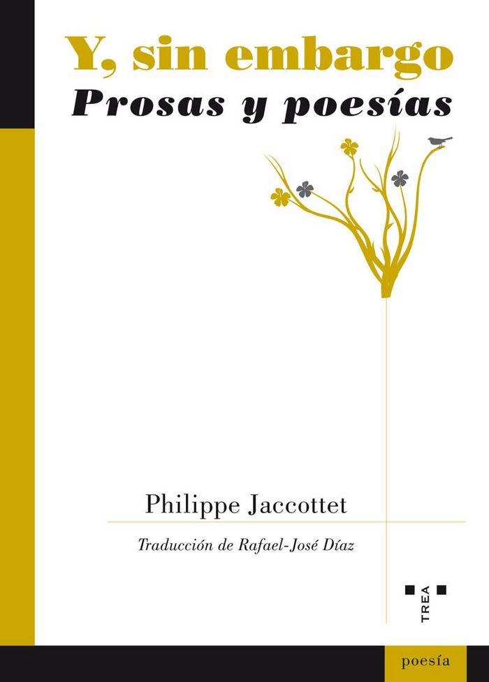 Y, sin embargo, de Jaccottet, Philippe | portada del libro