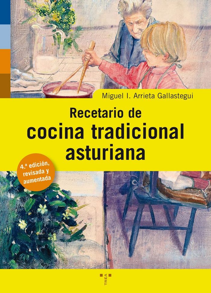 Recetario cocina tradicional asturiana, de Arrieta Gallastegui | portada del libro