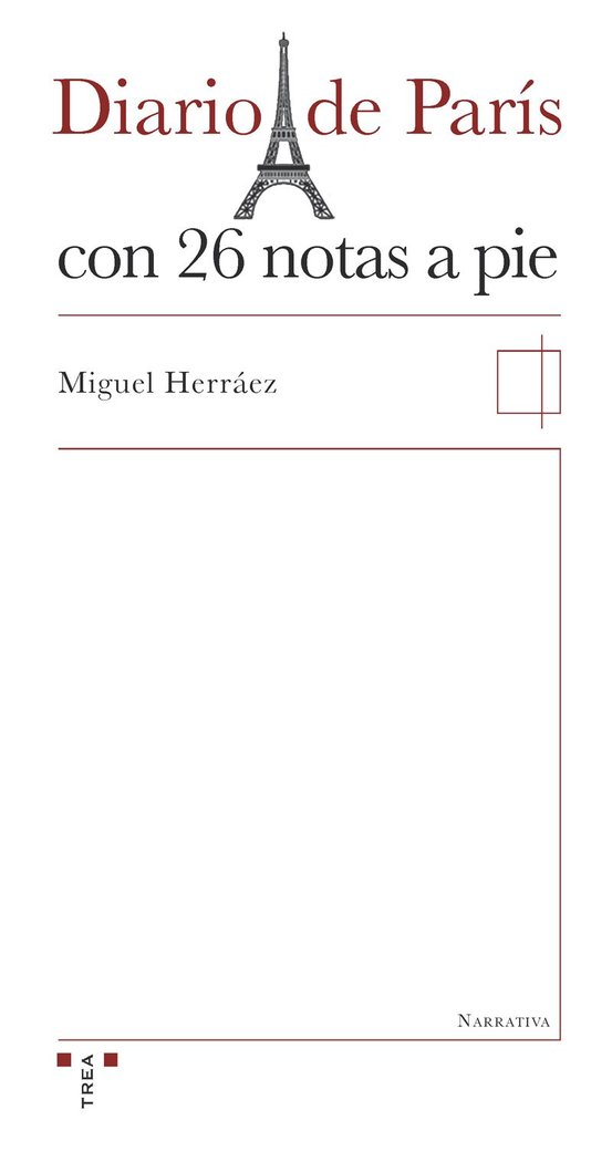 Diario de París con 26 notas a pie, de Herráez Serra, Miguel | portada del libro