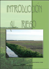 INTRODUCCIÓN AL RIEGO, de Martínez Cortijo | portada del libro