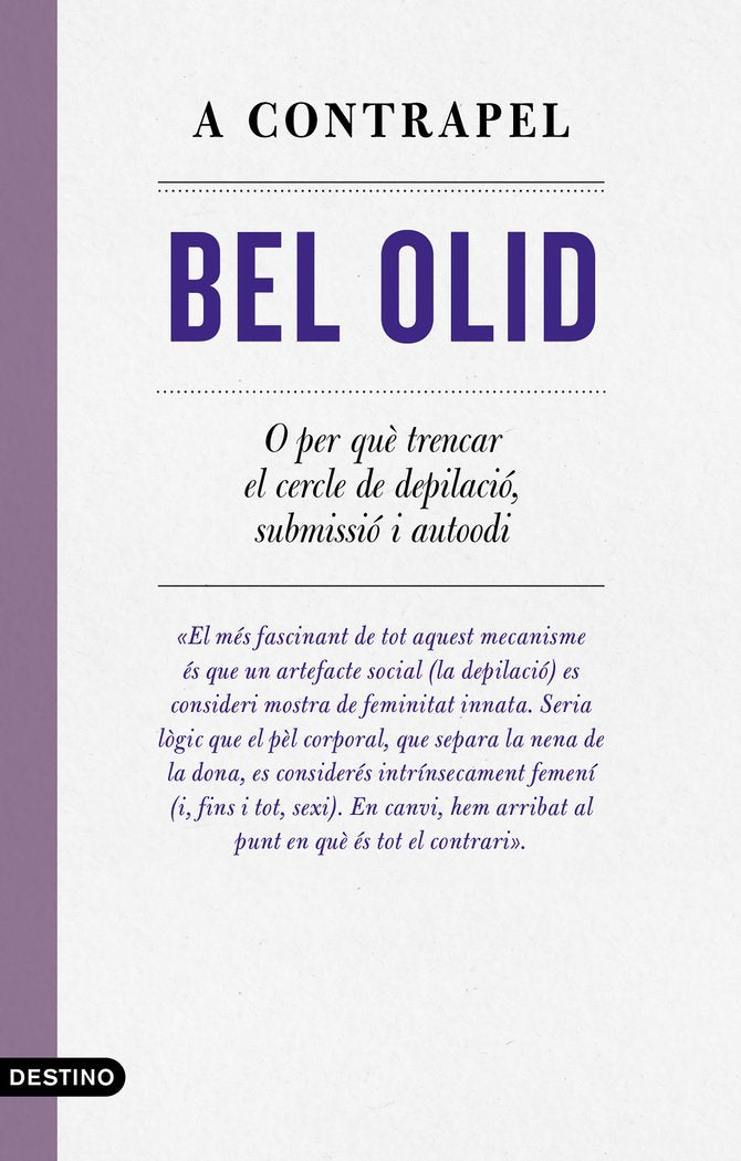 A contrapel, de Olid, Bel | portada del libro