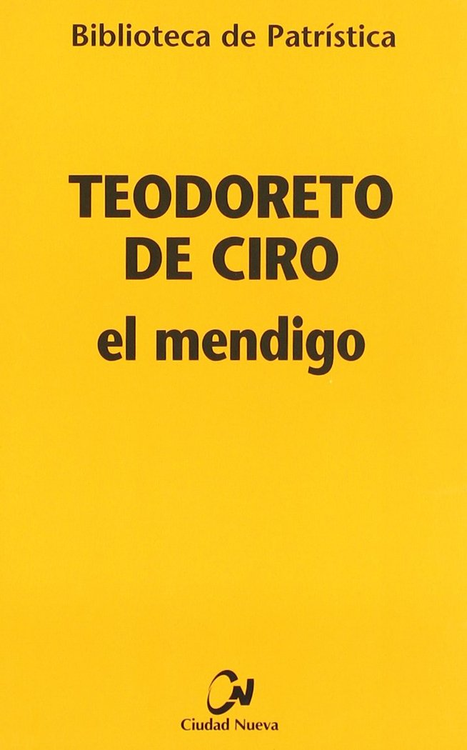 El Mendigo, de Teodoreto de Ciro | portada del libro