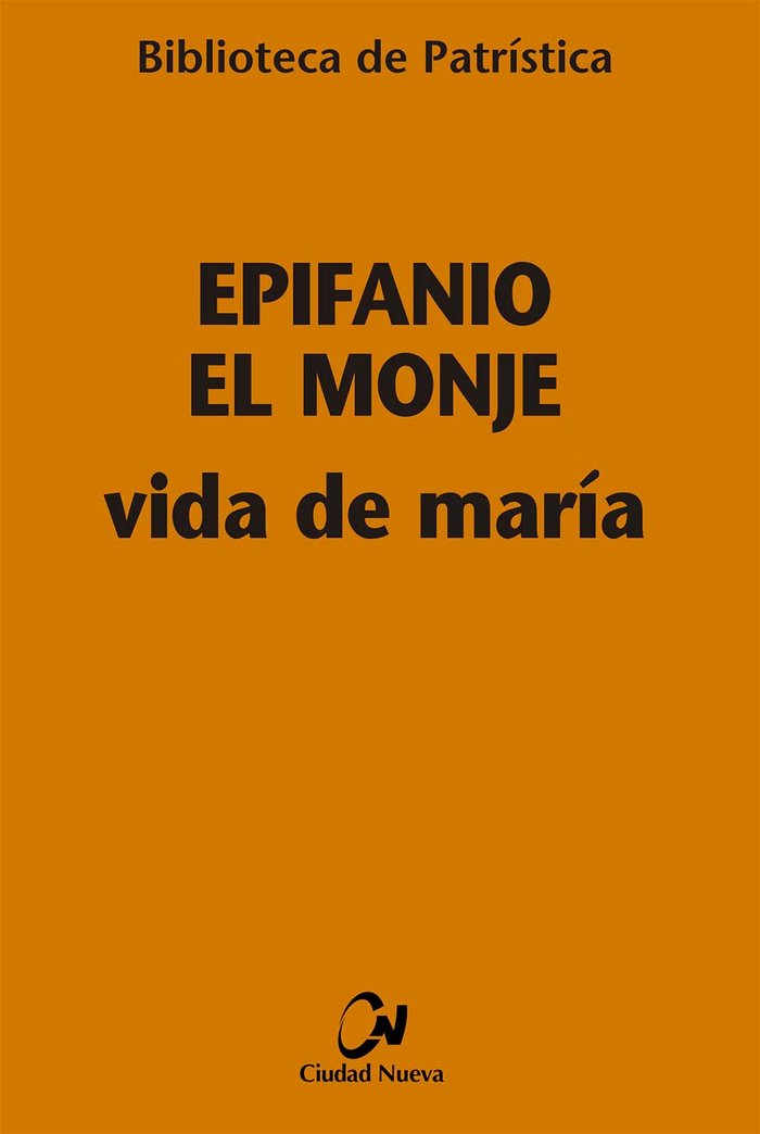 Vida de María, de Epifanio el Monje | portada del libro