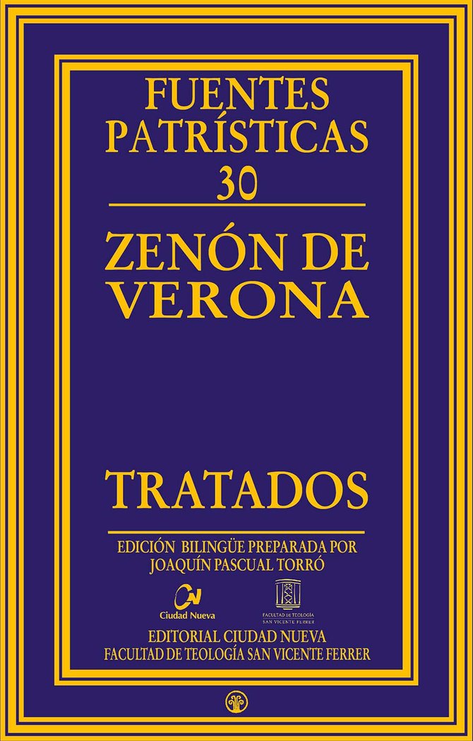Tratados, de Zenón de Verona | portada del libro