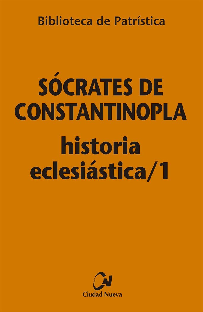Historia eclesiástica/1, de Sócrates de Constantinopla | portada del libro
