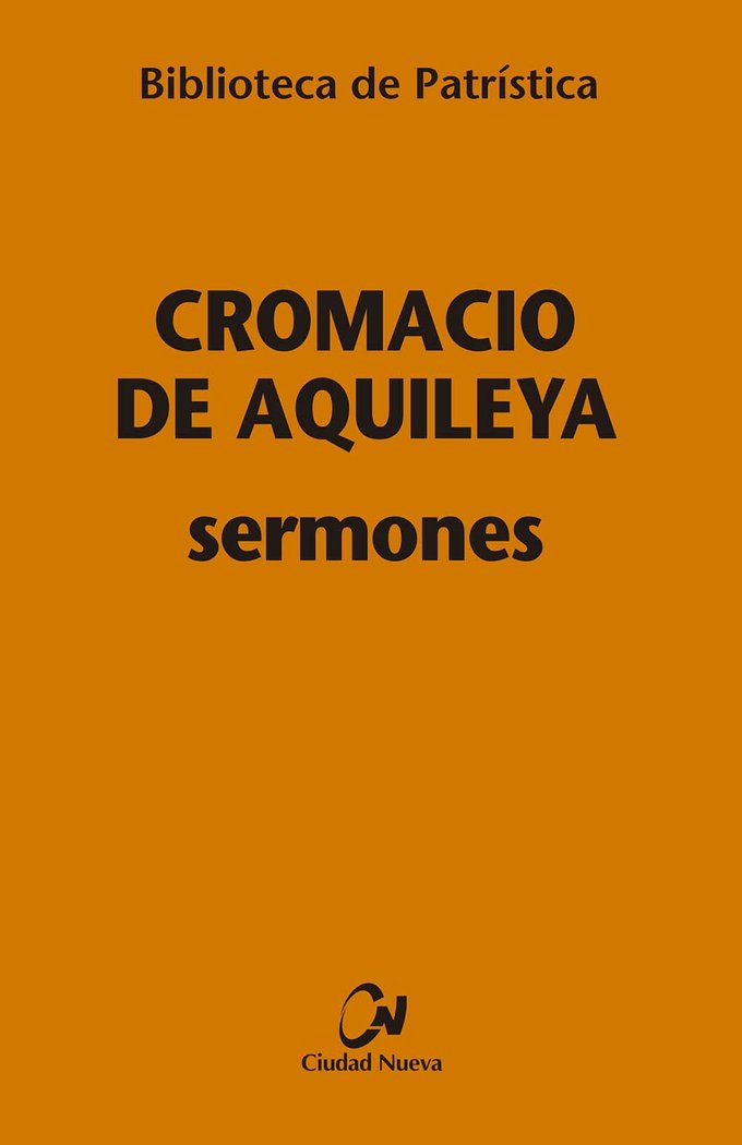Sermones [ Bpa. 109], de Cromacio de Aquileya | portada del libro