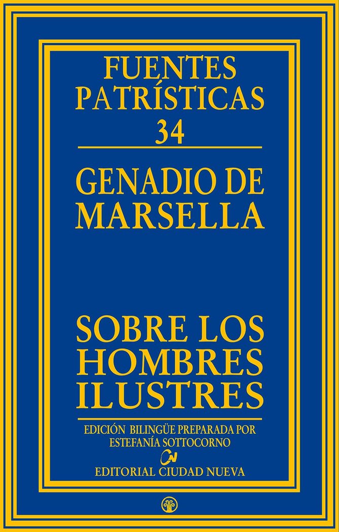 Sobre los hombres ilustres, de GENADIO DE MARSELLA | portada del libro
